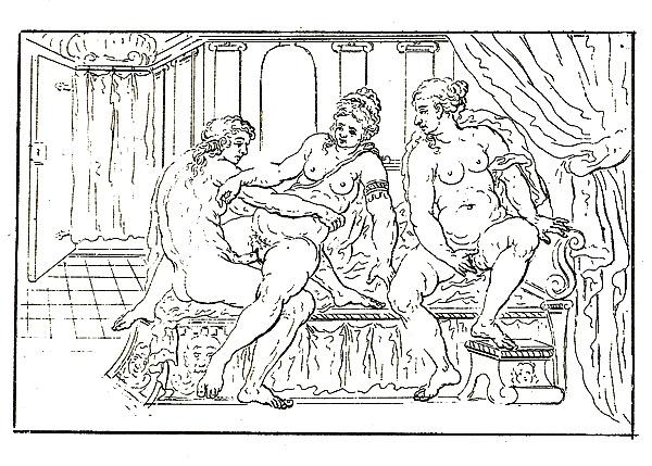 14P Erotic Book Illustrations 3 -  Cabinet of Amor and Venus