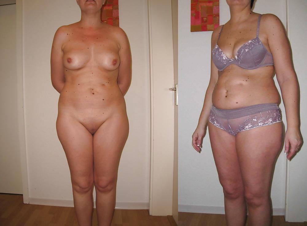 12P ANNA dressed undressed - panties homemade