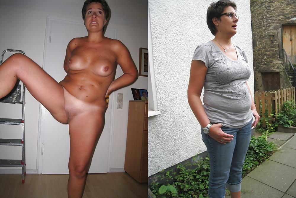 12P ANNA dressed undressed - panties homemade