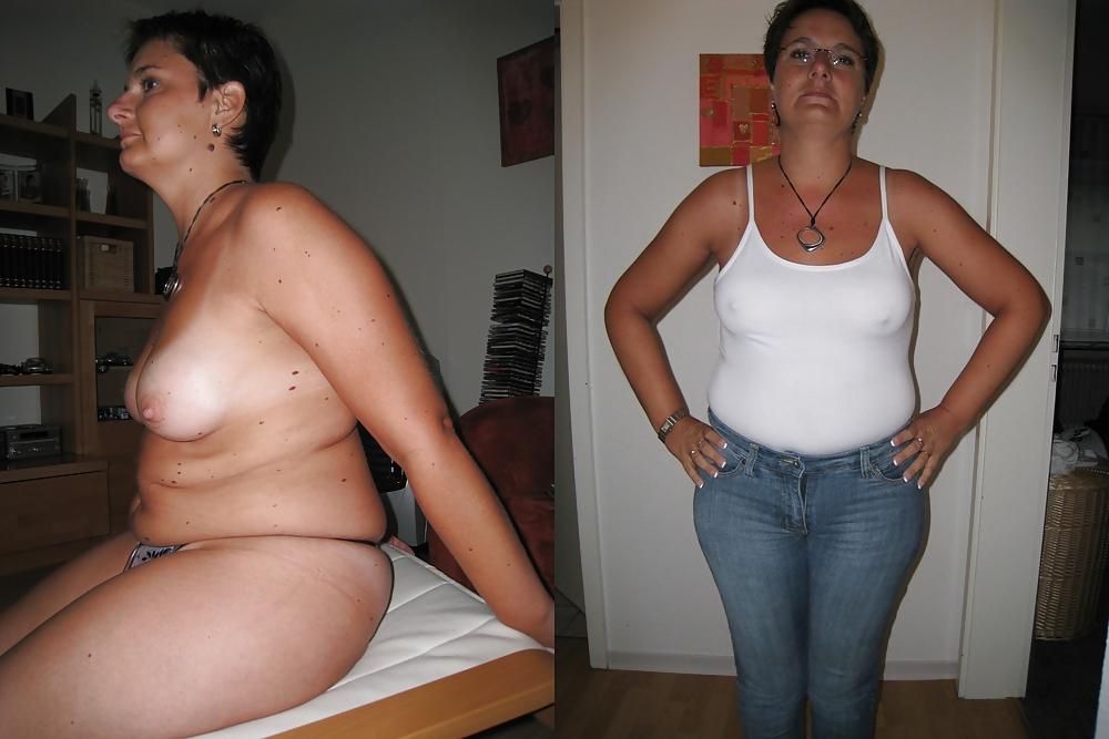 12P ANNA dressed undressed - panties homemade