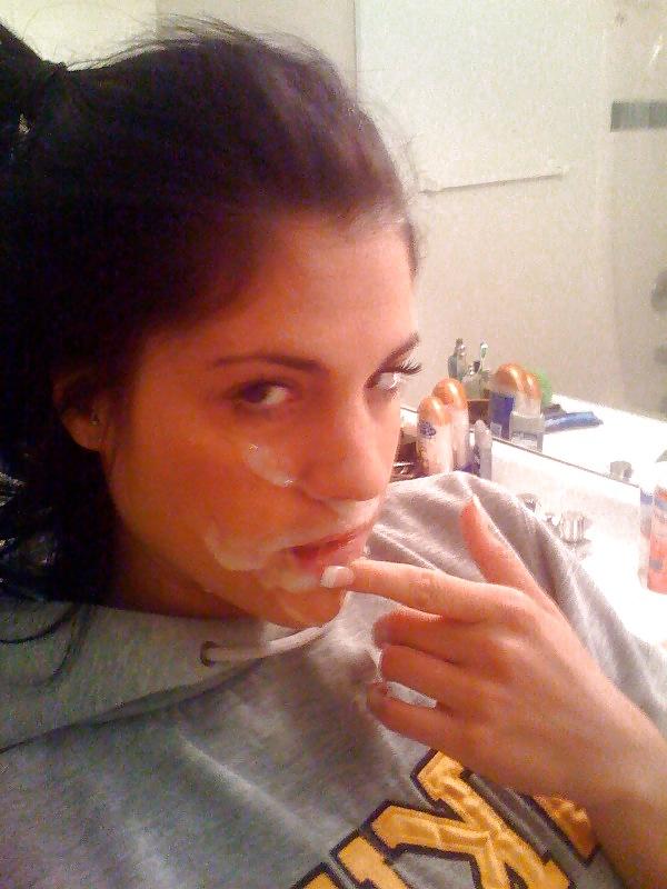 25P Cum facial