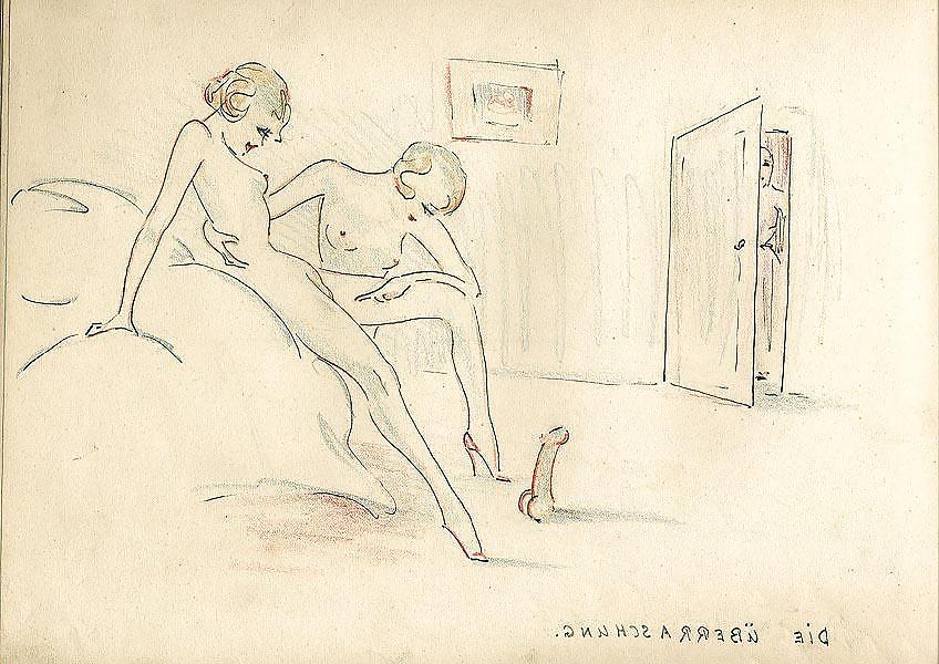 11P Erotic Caricature 3 - Circus of Sex - Artist N.N. (11) 