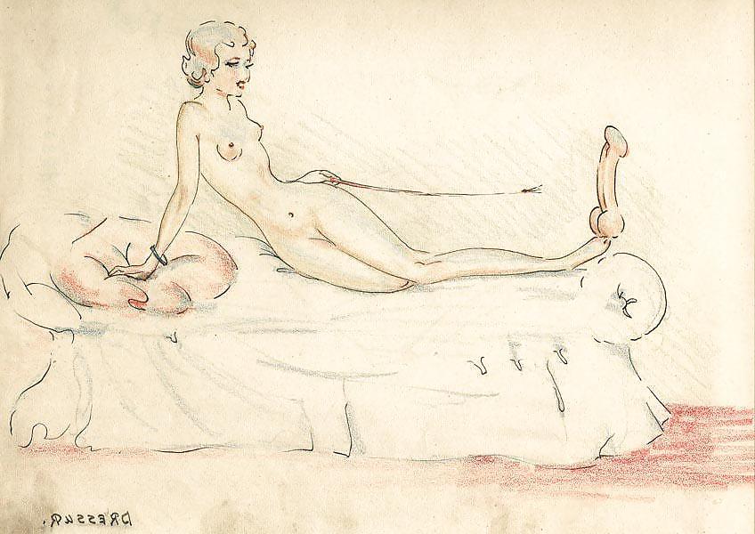 11P Erotic Caricature 3 - Circus of Sex - Artist N.N. (11) 