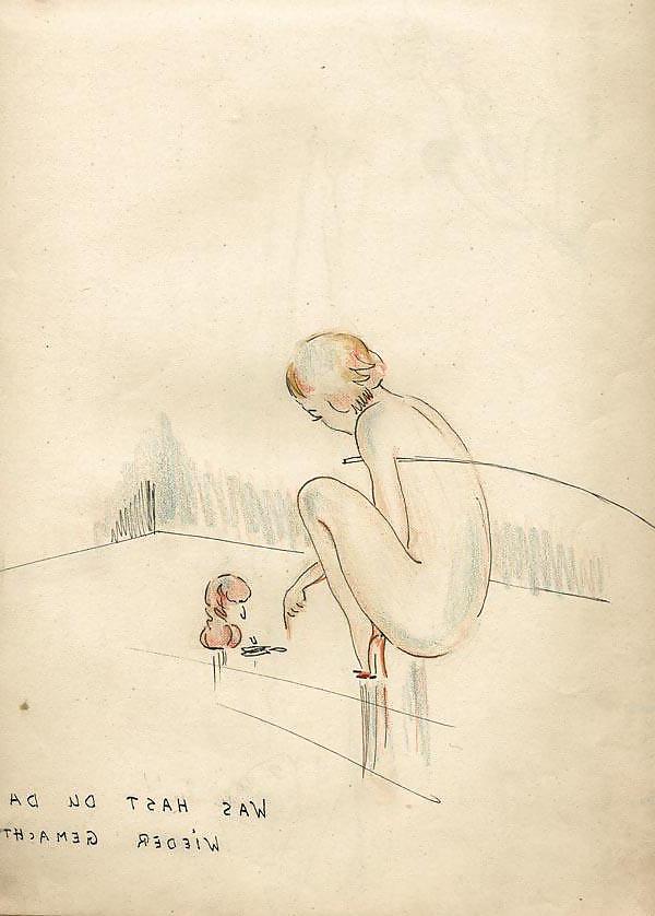 11P Erotic Caricature 3 - Circus of Sex - Artist N.N. (11) 