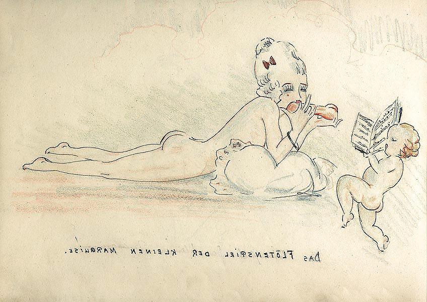 11P Erotic Caricature 3 - Circus of Sex - Artist N.N. (11) 