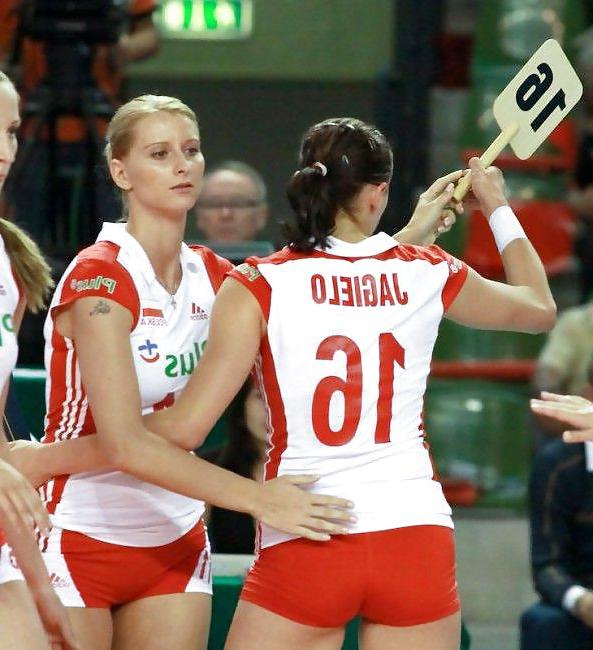 25P Polnische Volleyball-Mädchen