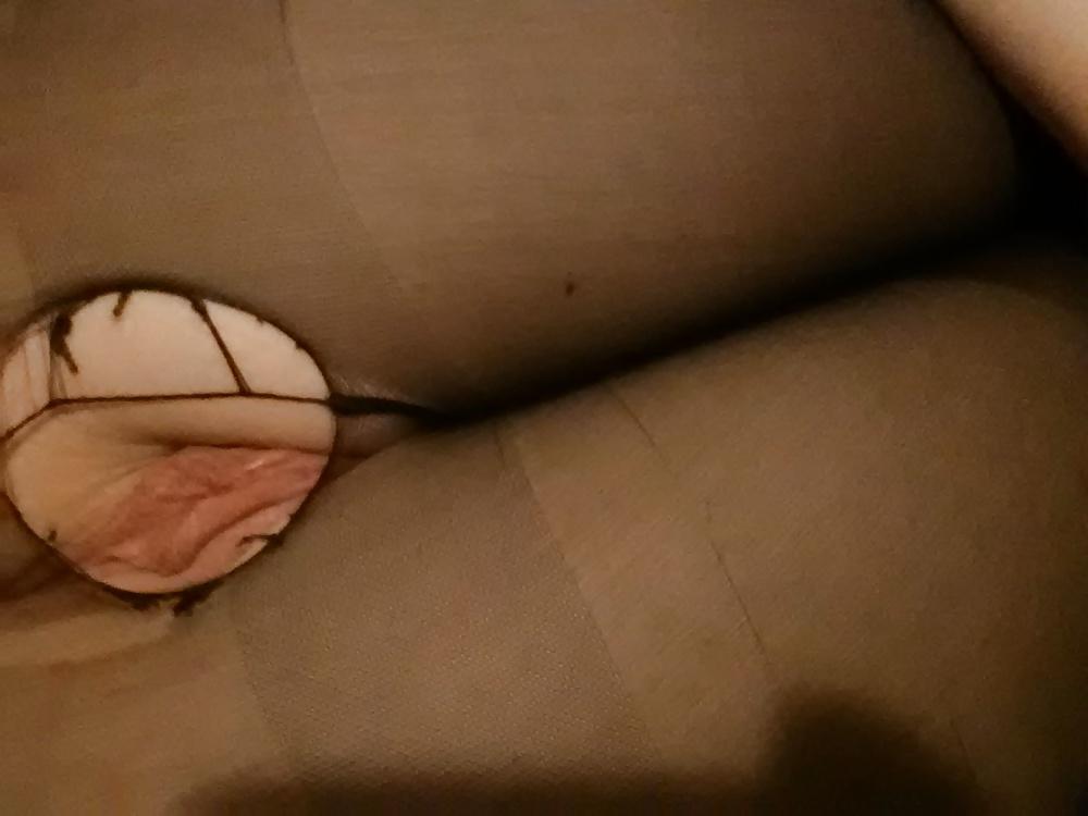 24P Stockings panty hose and heels.