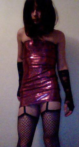 19P Sissy crossdresser in pink