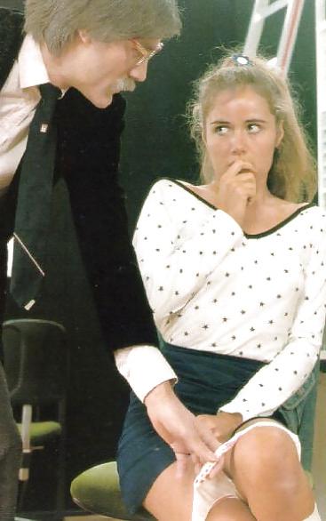 15P Blonde Lydia getting attention from her boss