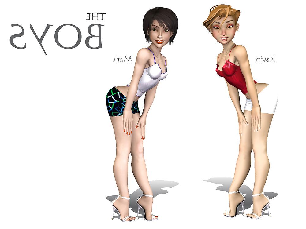 25P Crossdresser Cartoons