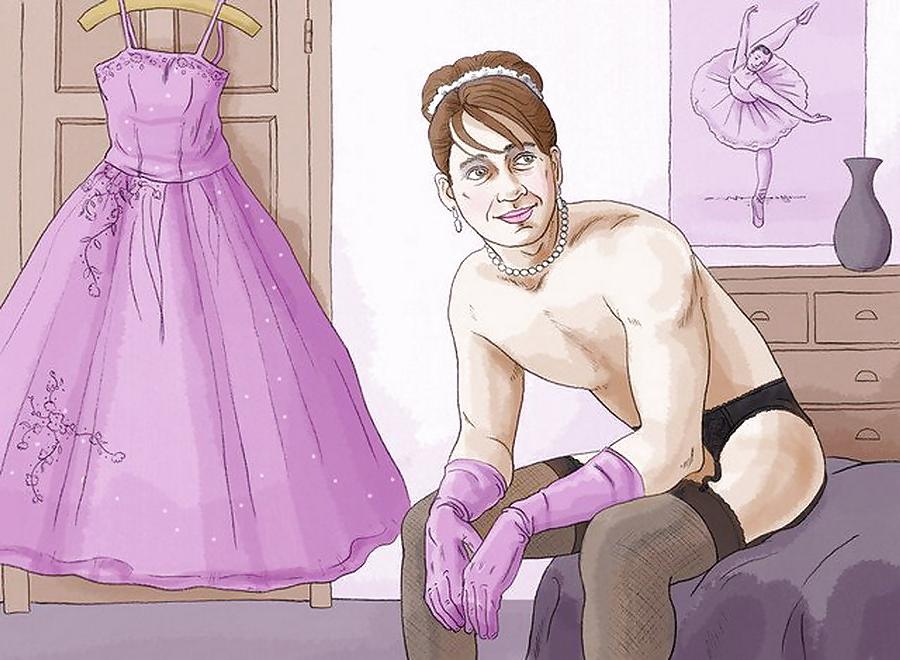 25P Crossdresser Cartoons