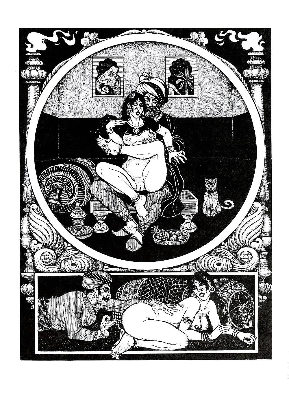 25P Erotic Book Illustration 23  - Kama Sutra Vol. 1+2 