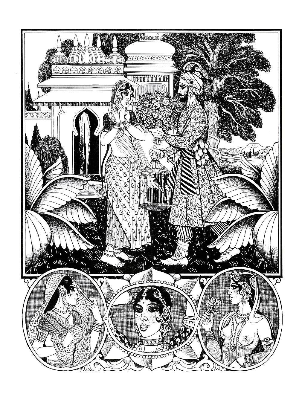 25P Erotic Book Illustration 23  - Kama Sutra Vol. 1+2 