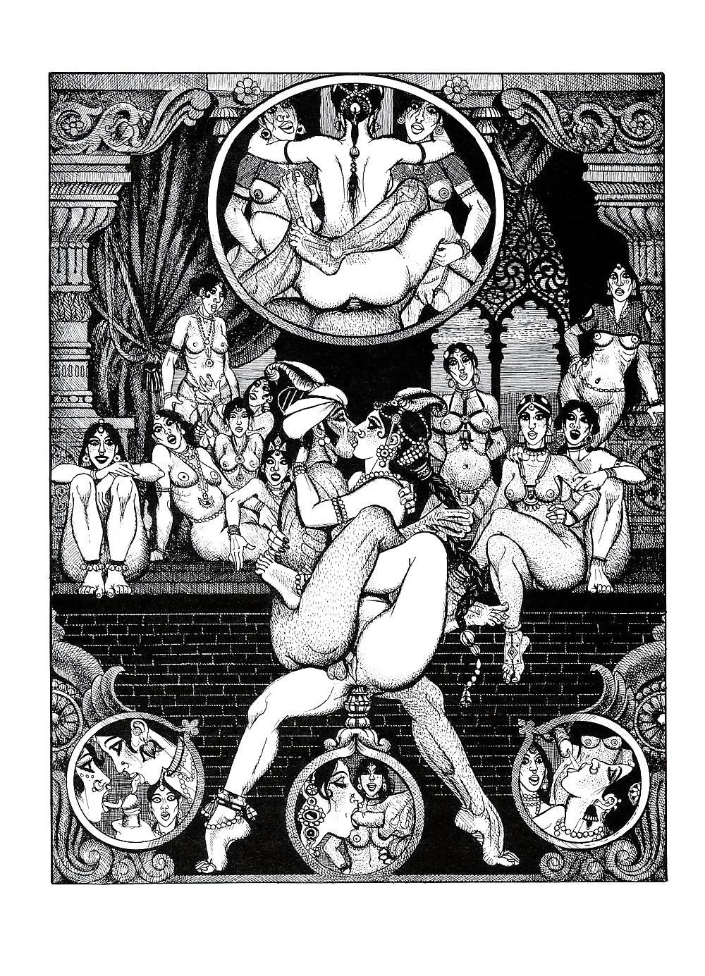 25P Erotic Book Illustration 23  - Kama Sutra Vol. 1+2 