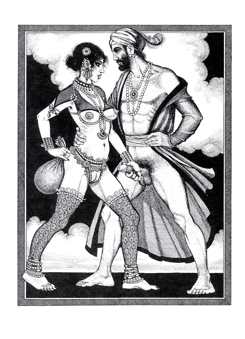 25P Erotic Book Illustration 23  - Kama Sutra Vol. 1+2 