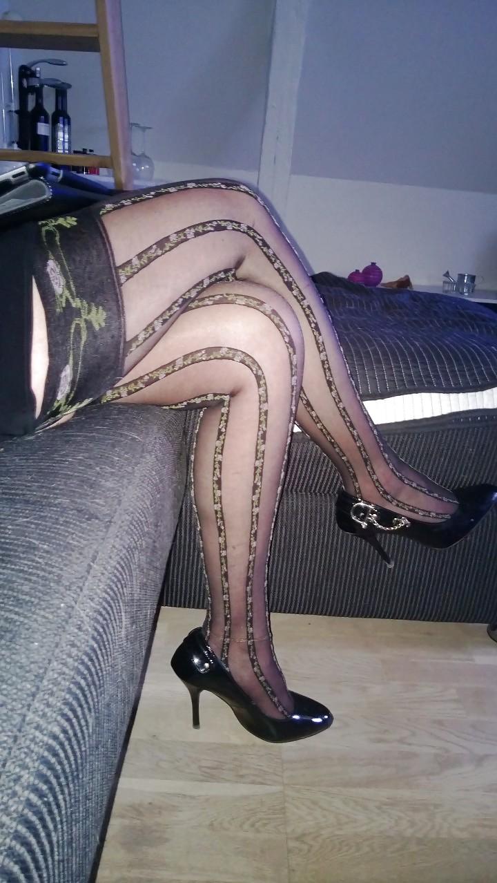 22P Stockings and Cock in ass