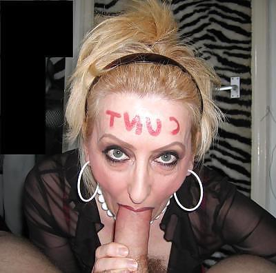 25P Slut writings on whore to humiliate them