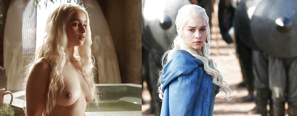8P Dressed and Undressed Celebrities pt6(Game of Thrones)