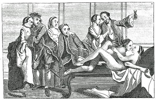 16P Erotic Book Illustrations 7 - Fanny Hill