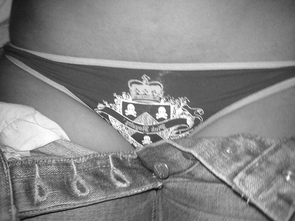 25P German Teen in Black & White