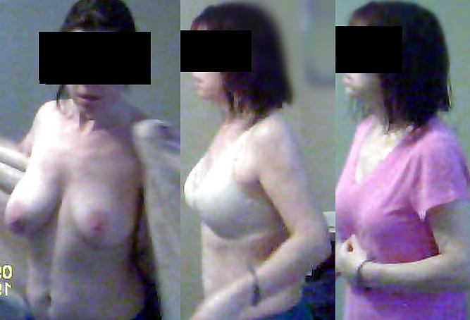 12P Spy pics of my wifes lovely tits 