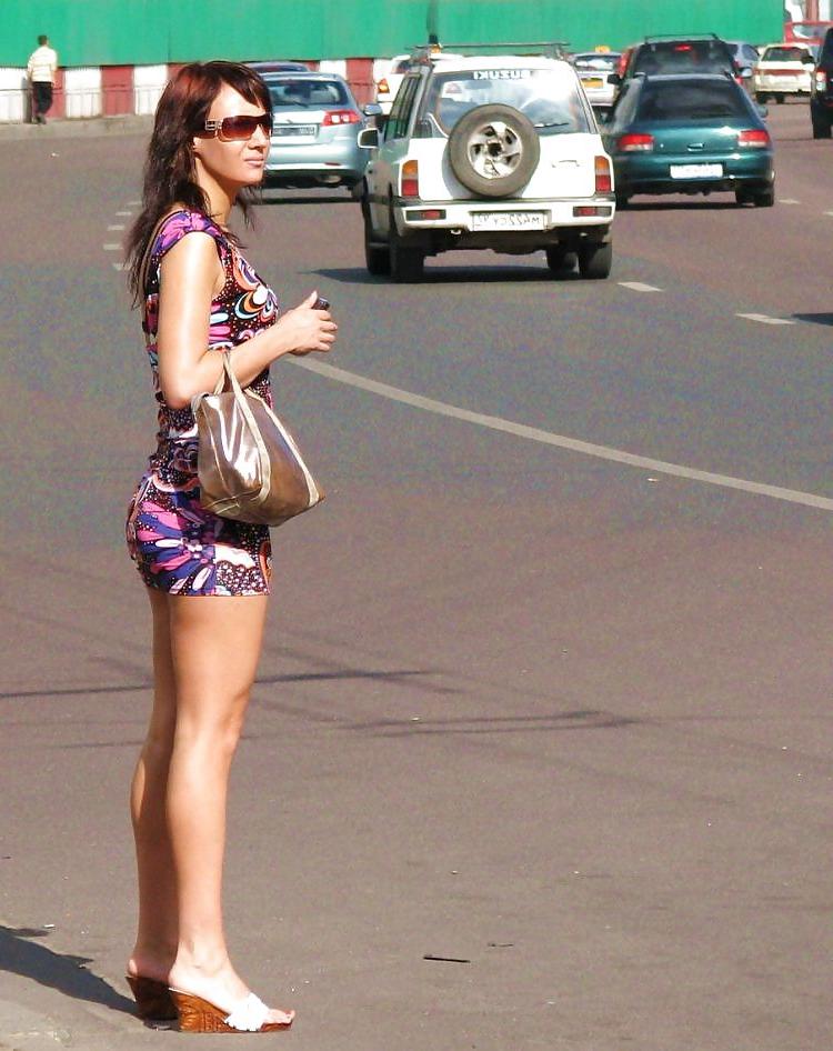 25P Street hot sexy dressed