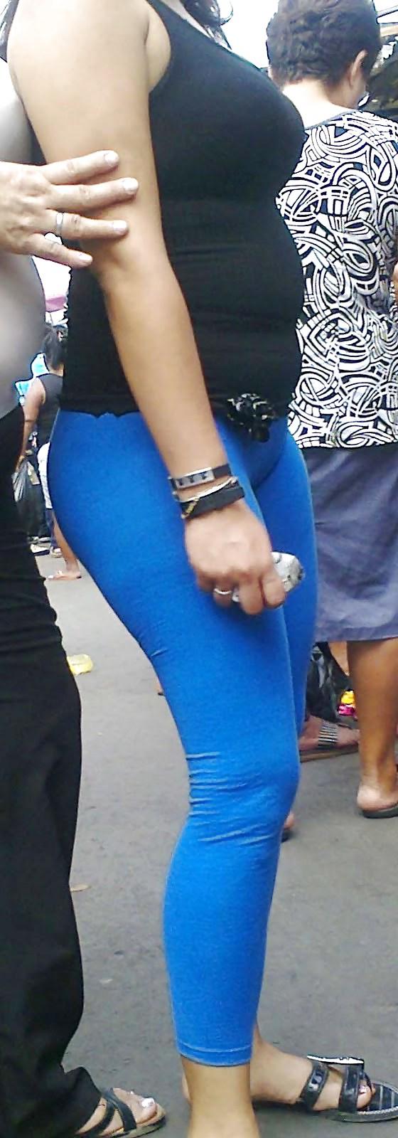 20P Wife In Blue Pants Big Ass And VPL