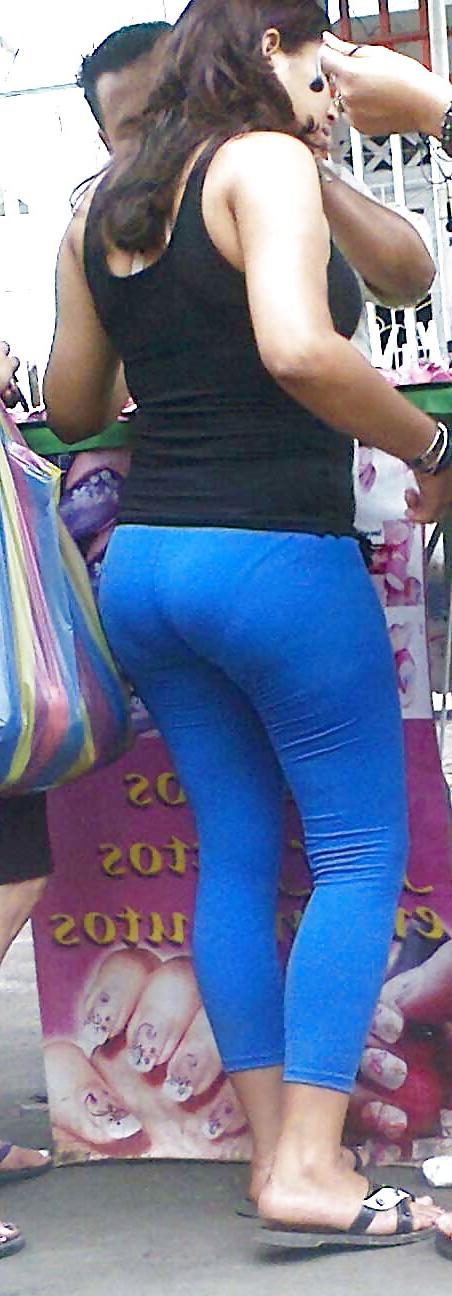20P Wife In Blue Pants Big Ass And VPL