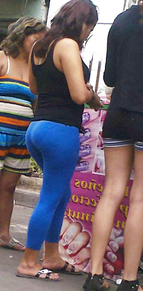 20P Wife In Blue Pants Big Ass And VPL