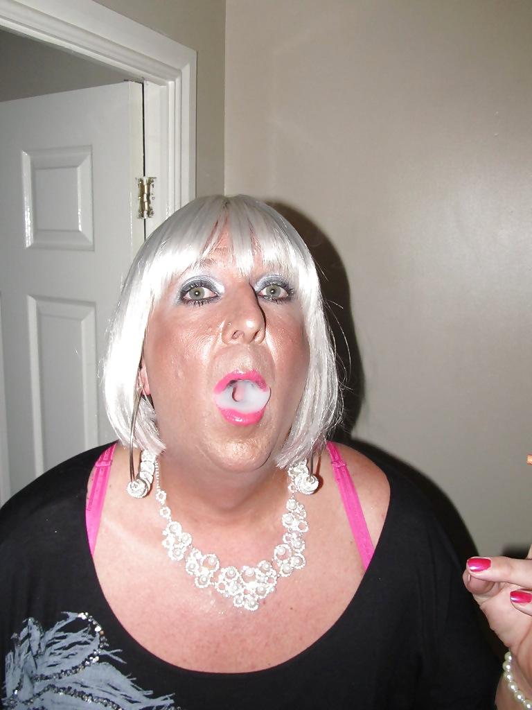 15P Chrissie in shiny boots