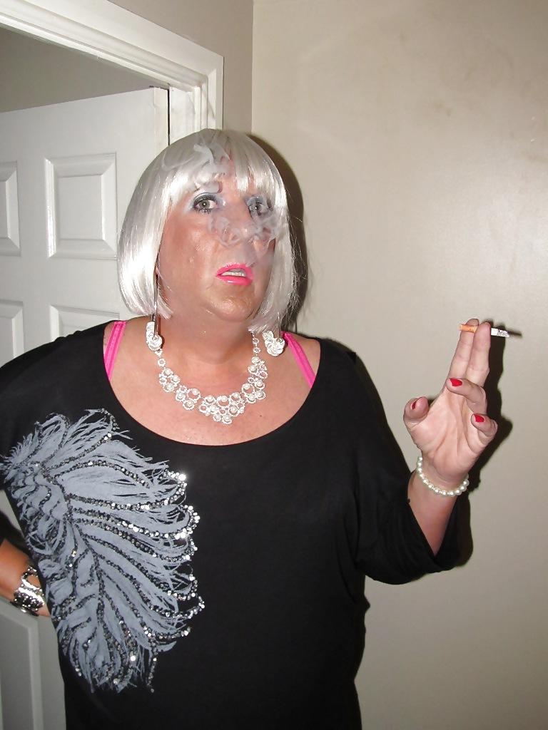 15P Chrissie in shiny boots