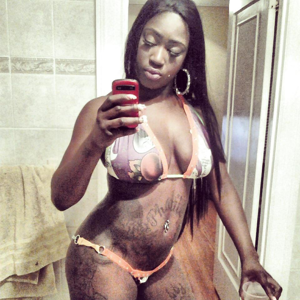 8P Black stripper slut 