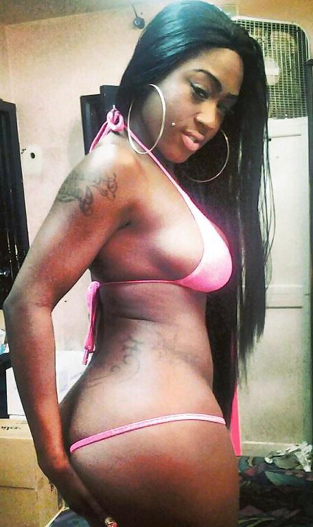 8P Black stripper slut 