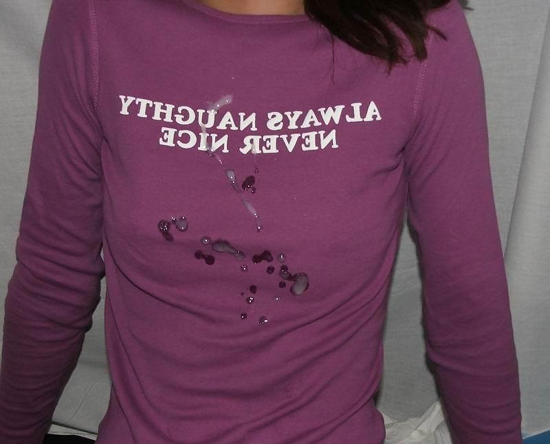 25P Cum on clothes 2