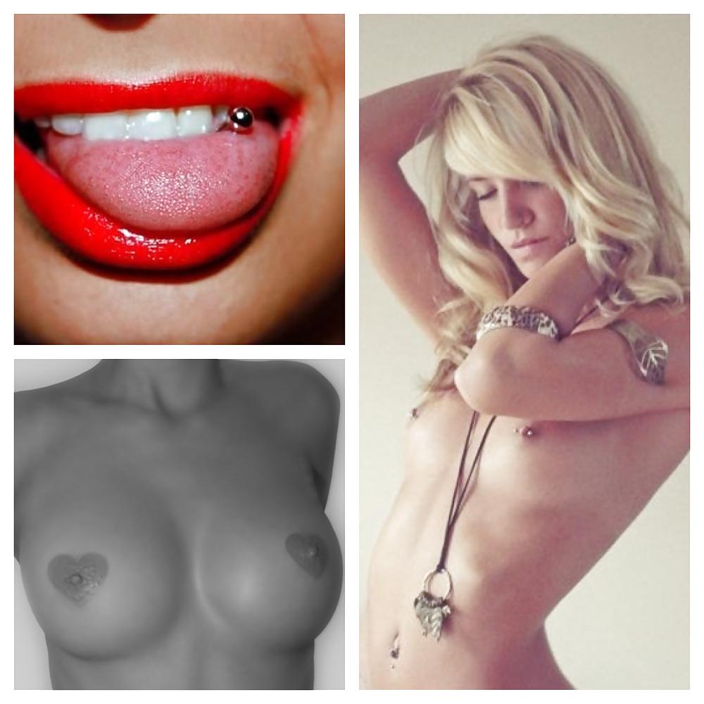 25P Tattooed and pierced girls