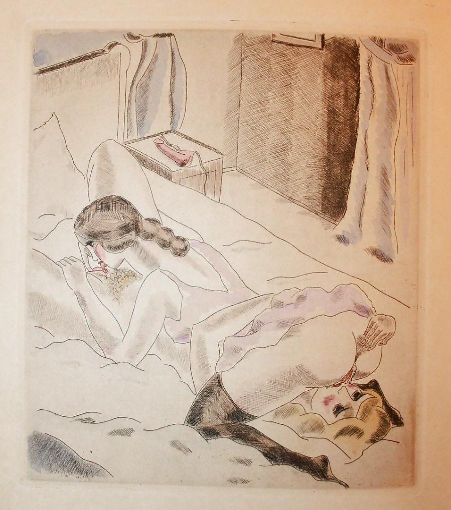 18P Erotic Book Illustration 27 -  Les Chansons Erotiques 