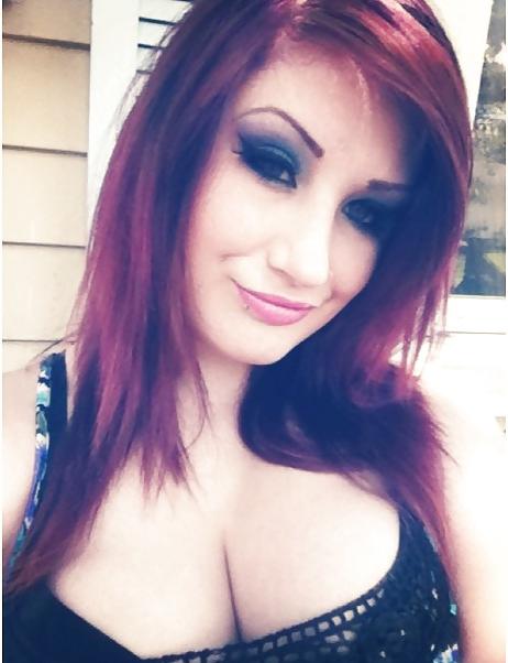 25P Facebook Emo Gothic Scene Girl Selfies Teil 2