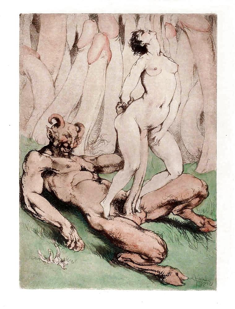 14P Erotic Book Illustration 11 - Les Caprices du Sexe