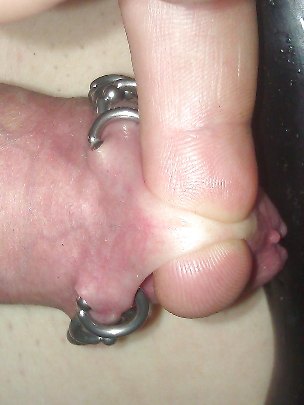 21P Piercing-games and my hot Cock