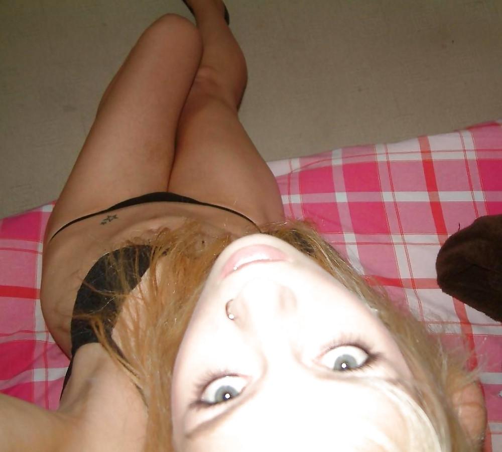 14P Cute Blonde with big boobs poses