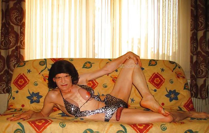 17P Crossdresser in Monokini