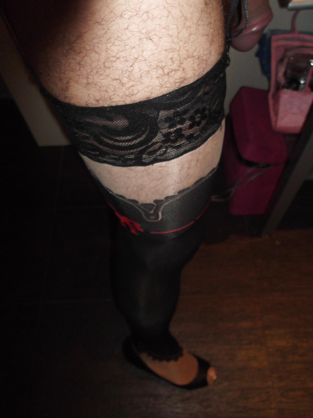 14P Crossdresser in my new lingerie 