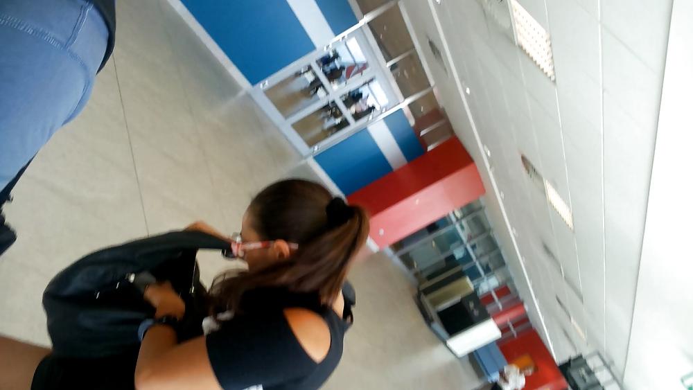 20P Big boobs short dress girl
