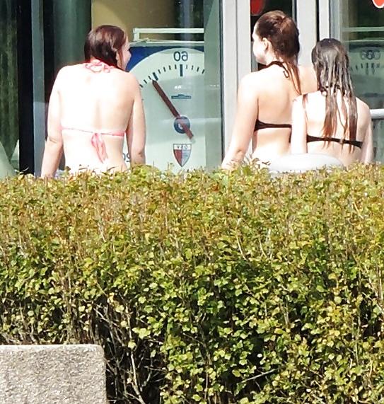 7P Horny Teens at street
