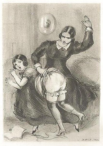 10P Erotic Book Illustration 13 - Dresseuses d Hommes