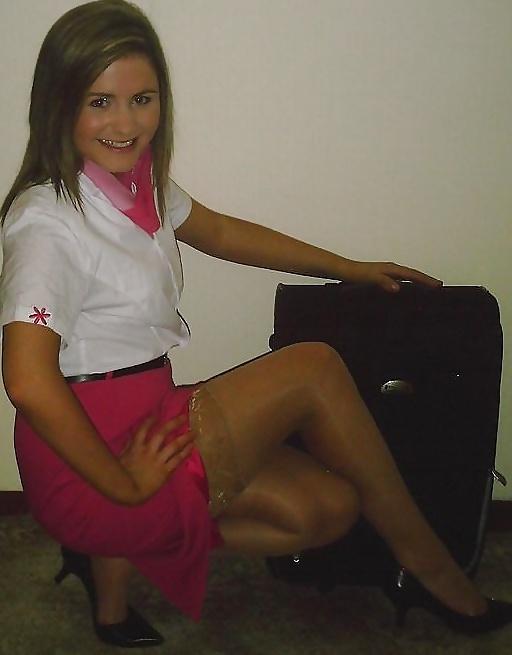 25P Sexy Stewardess 