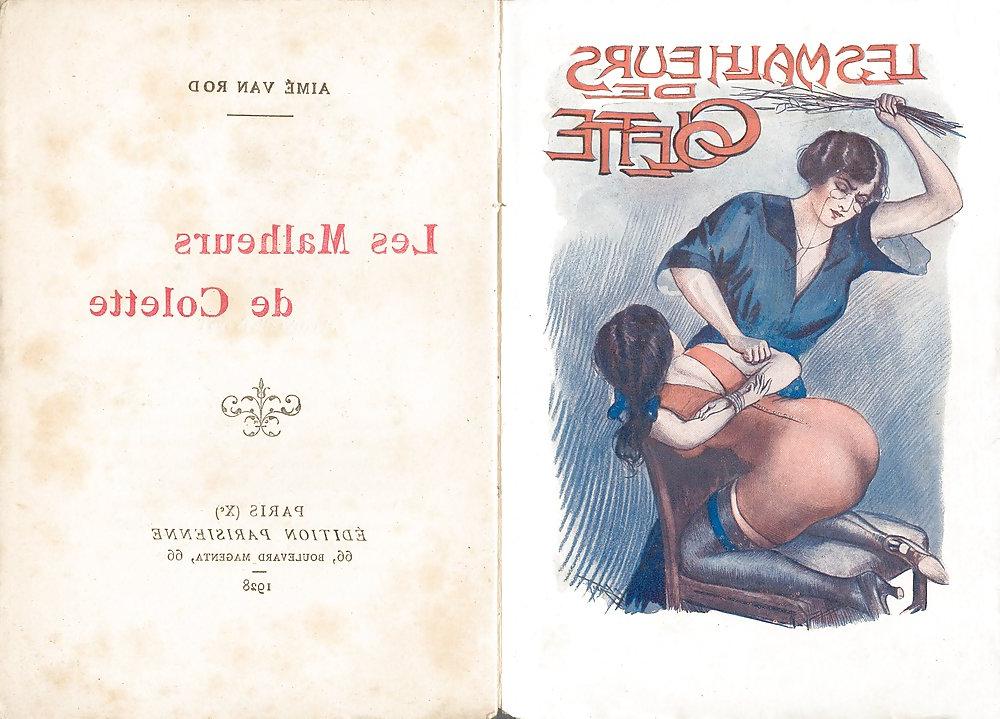 10P Erotic Book Illustration 15 - Les Malheurs de Colette