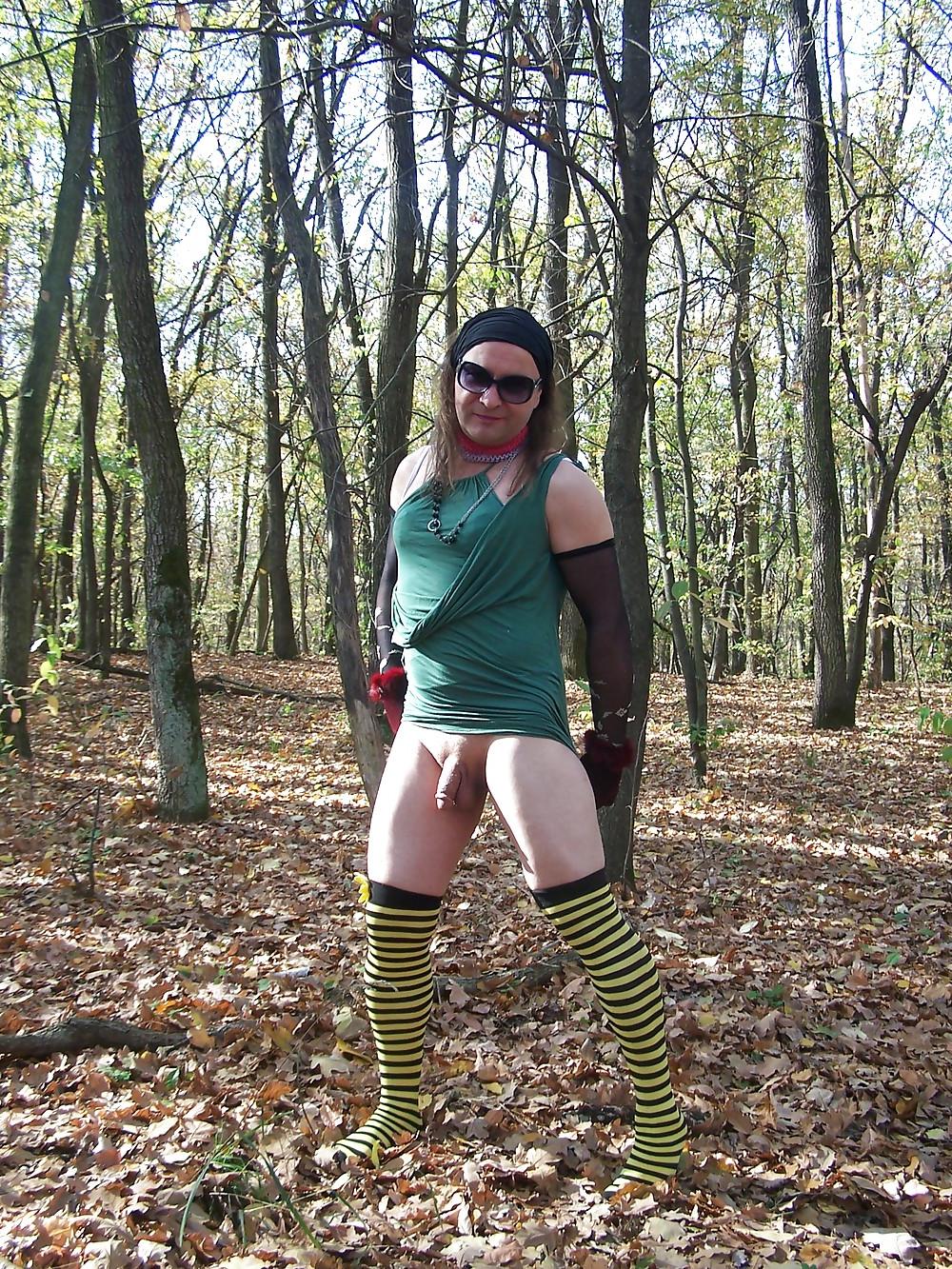 20P Kornelia crossdresser in the forest