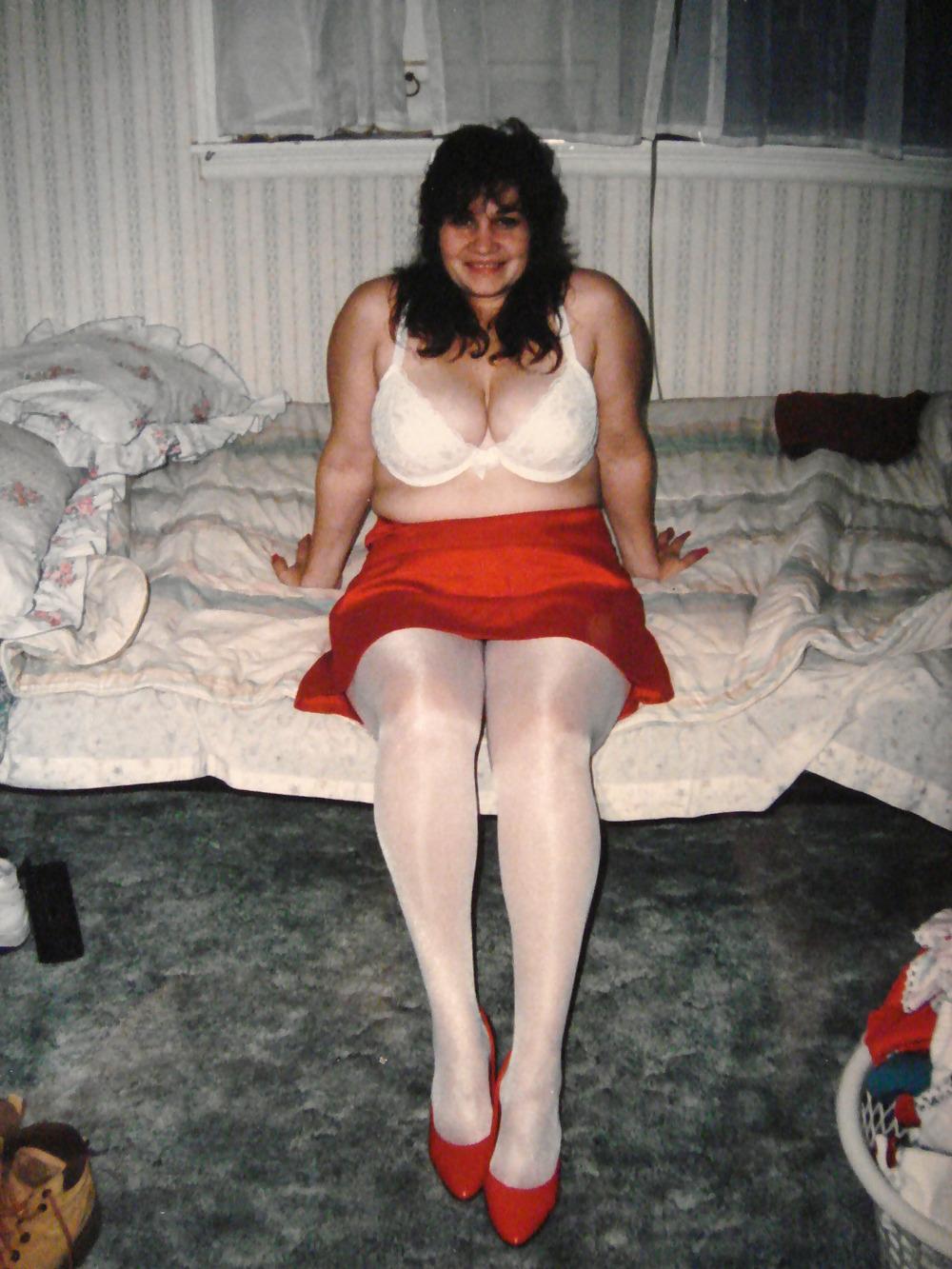 25P White stockings