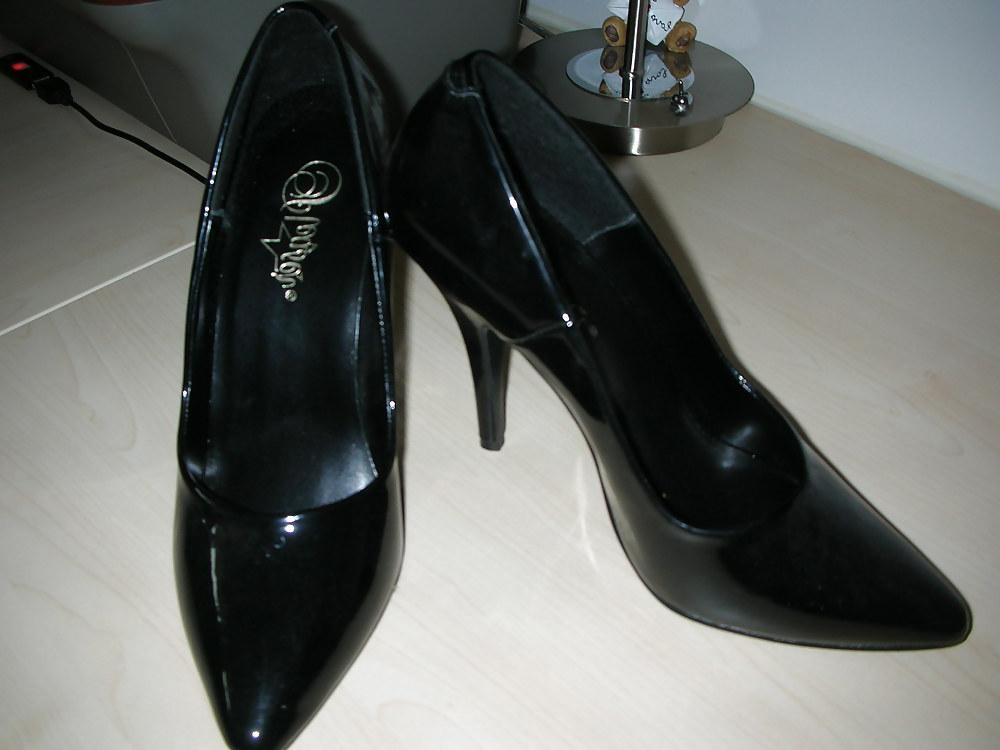 25P High heels of my horny wife - shoe closet